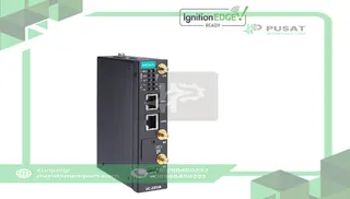 Moxa UC-2222A-T-CN Arm-based wireless DIN-rail IPC, Cortex-A53 dual-core 64-bit, APAC LTE, wLinux