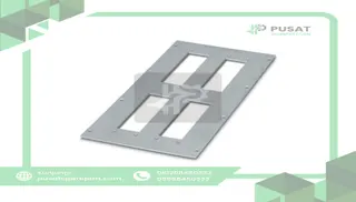 Phoenix Contact 1415243 Module Plate;Stainless Steel;4 Openings, Mounting Screws and Seal Included