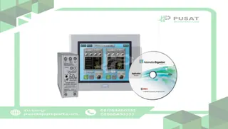 IDEC Corporation SMARTTOUCH-2GHP Starter Kit, HG2G 5.7in, Hgh Performance, Touch, Black Bezel, Software/PS/Cable