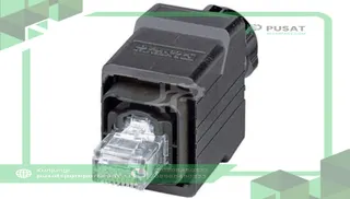 Phoenix Contact 1657834 Cat5 RJ45 Connector Plug, Shielded, Straight, Cable Mount