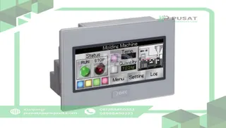 IDEC Corporation FT1A-C14KA-W PLC/Touch HMI,24VDC,3.8 TFT Color,14 I/O,Source In,Trnsistr Sink Out,Gray Bezel