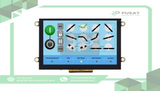 Newhaven Display International NHD-5.0-800480FT-CSXP-CTP Display, 5.0 IN. diagonal, IPS, EVE2, 800x480 Resolution,TFT with CapTouch Pane