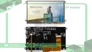 Newhaven Display International NHD-7.0-HDMI-N-RSXV-RTU TFT Display,Module,HDMI Interface,7inch Screen,800x480 Pixels,Resistive