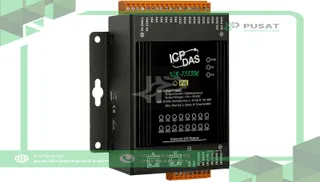 ICP UA-7555M OPC UA I/O Module with 8-ch DI, 8-ch DO and 2-port Ethernet Switch