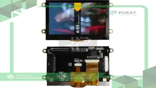 Newhaven Display International NHD-4.3-480272FT-CTXL-CTP HDMI TFT Module, 4.3in, Sunlight Readable, Standard, Touch, EVE2 Series