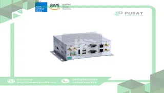 Moxa V2201-E4-T Industrial PC, DIN Rail, 4GB, Atom E3845, 2 LAN, 2 Serial, USB, V2201 Series