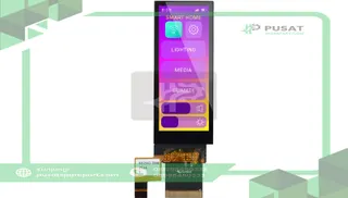 Newhaven Display International NHD-2.9-376960AF-ASXP-CTP Display, 2.9in Bar-Type IPS TFT with CTP RGB, 32.6 x 78.7 x 3.7, transmissive