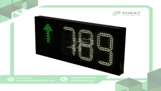 Carlo Gavazzi, Inc. SBPDIS3ALT Carpark Display, Digital, 3 Digits, H 215 x W 535, Black, IP54, SBPD Series