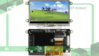Newhaven Display International NHD-4.3-480272FT-CSXV-T HDMI TFT Module, 4.3in, Sunlight Readable, Premium, Touch, EVE2 Series