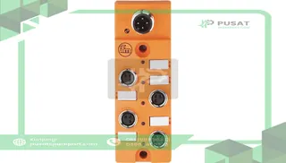 ifm efector AL2410 IO-Link digital input module; 4 PNP inputs; 4xM8 connections; IP67