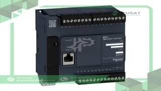Schneider Electric TM221C24U CONTROLLER M221-24IO, output voltage of 24V DC