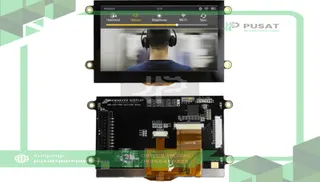 Newhaven Display International NHD-4.3-480272FT-CSXN-CTP HDMI TFT Module, 4.3in, Sunlight Readable, Touch, EVE2 Series