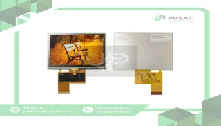AZ Displays / RS PRO ATM0430D12-T 4.3in TFT LCD Display,480 x 272, 400 nits, RGB, 40 pin, w/ Resistive TP