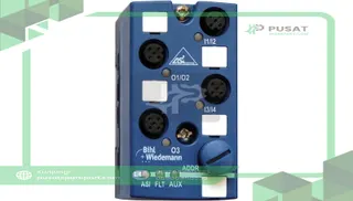 Bihl+Wiedemann BWU3375 AS-i Digital I/O Module, IP67, M12, 4I/3O