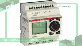 ABB 1SVR440711R0100 Logic Relay, W/Display + Keypad, 8IN/4 Relay Out, Stand Alone, 24V DC