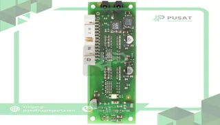 Bihl+Wiedemann BW1899 AS-i PCB Module, 104 mm x 41 mm, 8I/8O, wiring pins, angled