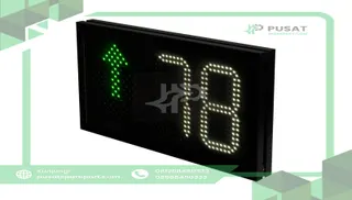 Carlo Gavazzi, Inc. SBPDIS2AL Carpark Display, Digital, 2 Digits, H 215 x W 428, Black, IP54, SBPD Series