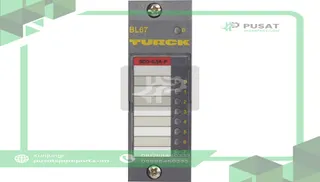 Turck BL67-8DO-0.5A-P Electronic Module, 8 Digital Outputs, PNP, 0.5A, 24 VDC, BL67 Series