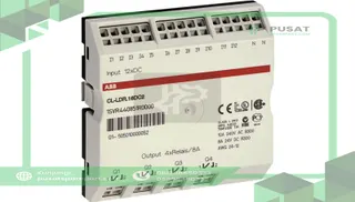 ABB 1SVR440851R3000 Logic Relay, Display I/O module 12 In, 4 transistor out, 1 analog out, 24 V DC