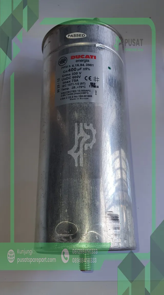 Ducati 416.84.3981 400uF Capacitor 75A - gambar 2