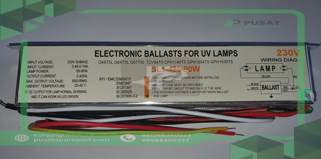 SL1-425-90W Special Ballast Ultraviolet Germicidal Lamp 55W-95W - gambar 2