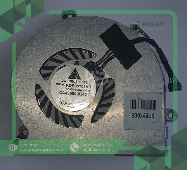 Cooling fan KDB05105HB CA49600-0240 DC 5V - gambar 2