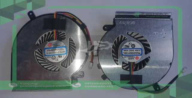 Cooling fan PAAD06015SL N285 GE62 GE72 GL62 GL72 GP62 GP72 PE60 - gambar 2
