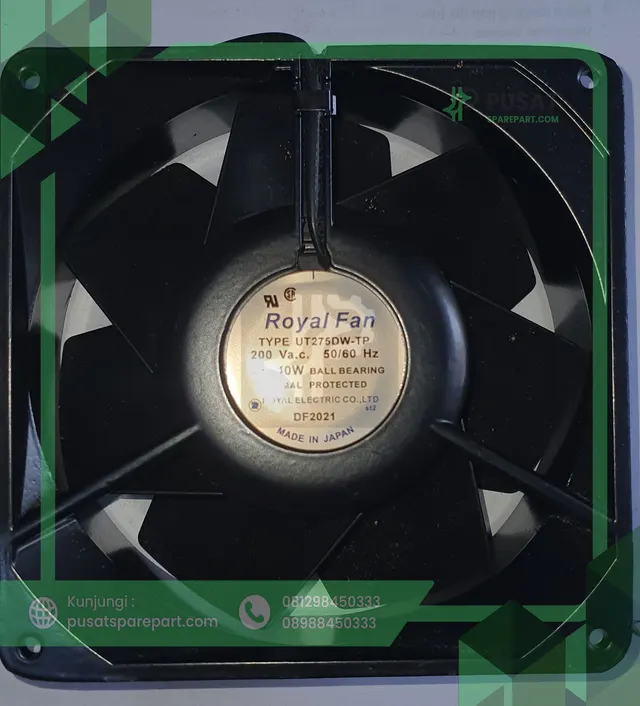Fan Royal UT275DW-TP 200VAC 50/60HZ 43/40W Square 14050 14CM - gambar 2