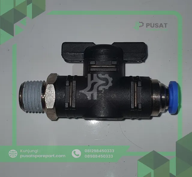 Valve Ball GBC 20-06-02 6mm Tube OD x R1/4 Male Threaded - gambar 2