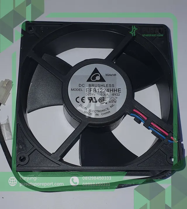 Fan DELTA EFB1224HHE 24V 0.30A 12038 12CM - gambar 2