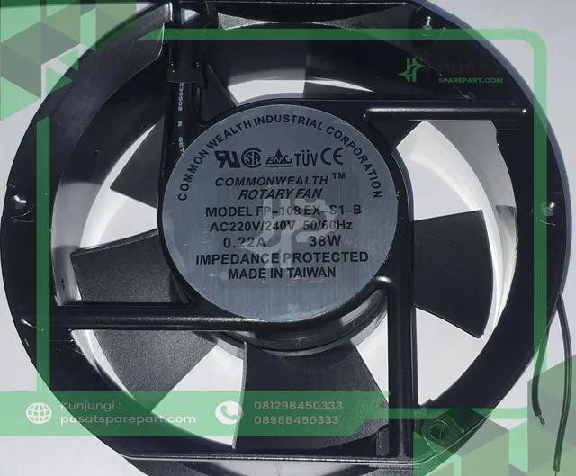 FAN COMMONWEALTH FP-108 EX-S1-B FP-108 EX-S1-B 220V 17038 17CM