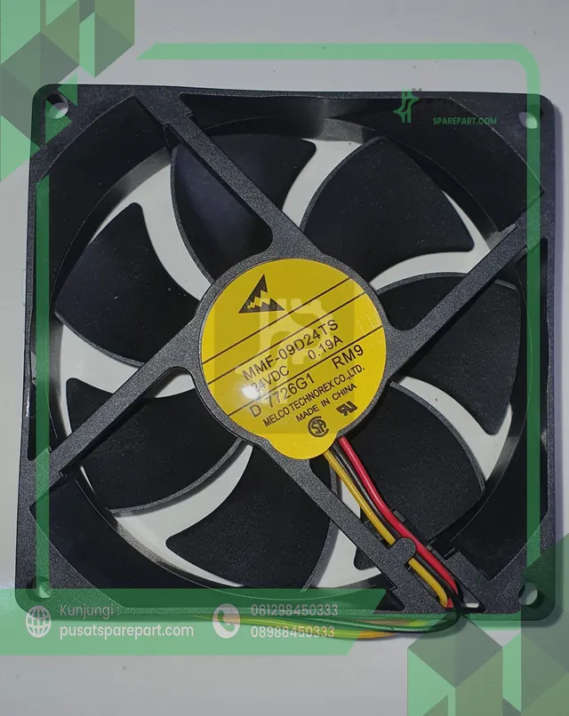 Fan MELCO MMF-09D24TS RM9 24VDC 0.19A 9225 9CM - gambar 2