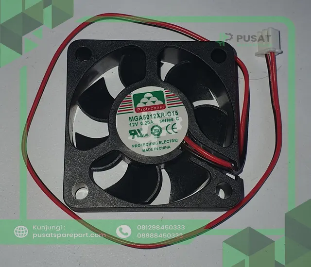 FAN PROTECHNIC MGA5012XR-O15 DC12V 0.20A 5015 5CM