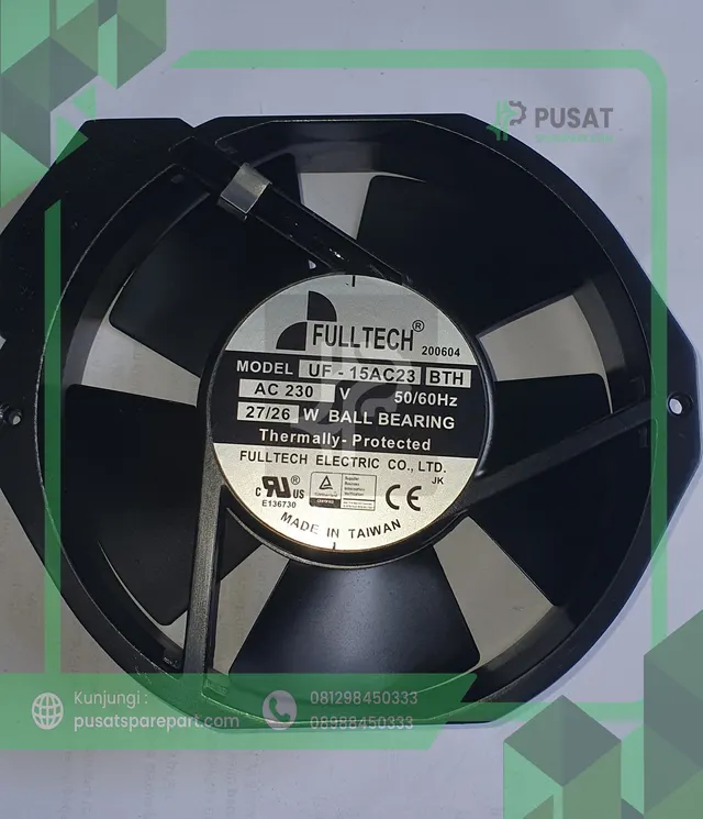 FAN UF-15AC23BTH AC 230V 50/60HZ 27/26 W 17CM - gambar 2