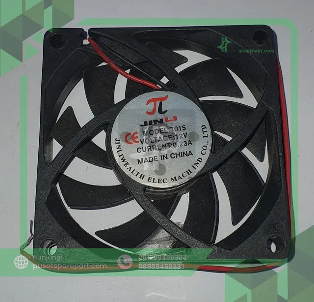 Fan JinLi 7015 12V 0.23A 7015 7CM - gambar 2