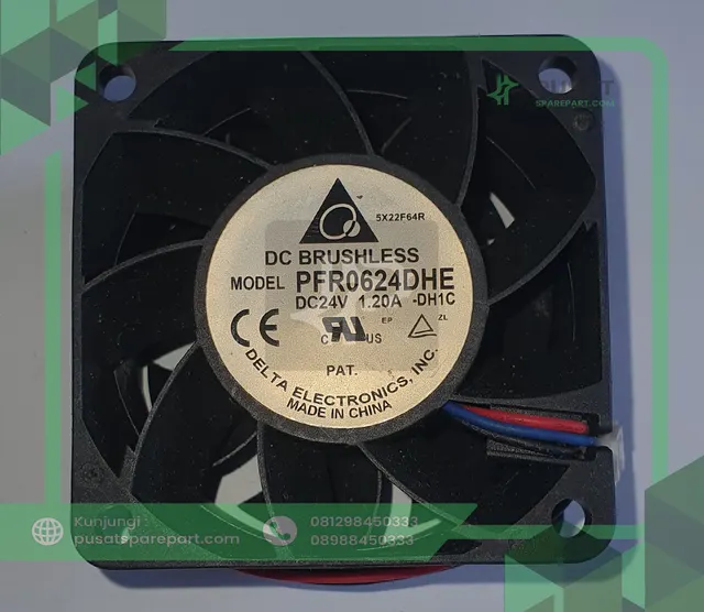 Fan Delta PFR0624DHE -DH1C 24V 1.20A 6CM 6038 3 Kabel