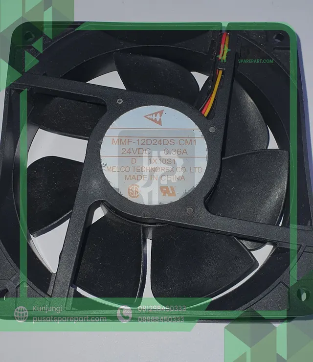 Fan MELCO MMF-12D24DS-CM1 24VDC 0.36A 12038 12CM - gambar 2