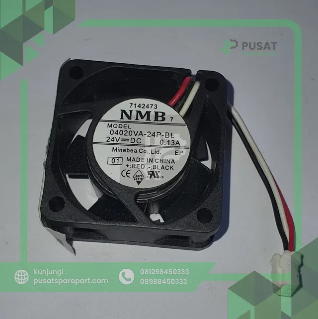 Fan NMB 04020va-24p-bl 24V 0.13A 4CM 4020 Kipas 3 Kabel