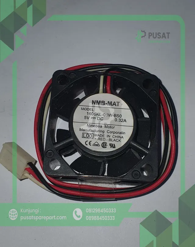 Fan NMB 1606KL-01W-B50-L00 5V 0.32A 4015 4CM