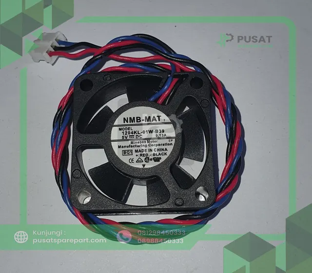 Fan NMB 1204KL-01W-B39 DC 5V 0.13A 3Wire 3010 3CM