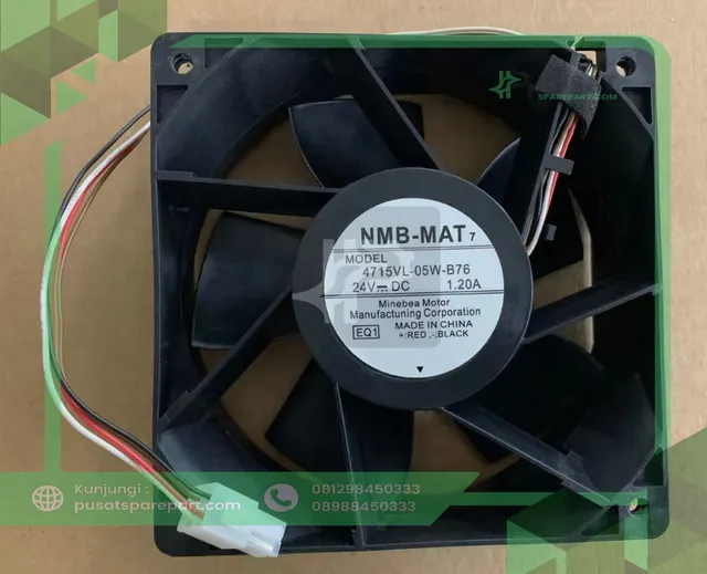 NMB 4715VL-05W-B76 12038 120*120*38mm 12CM 24V 1.20A