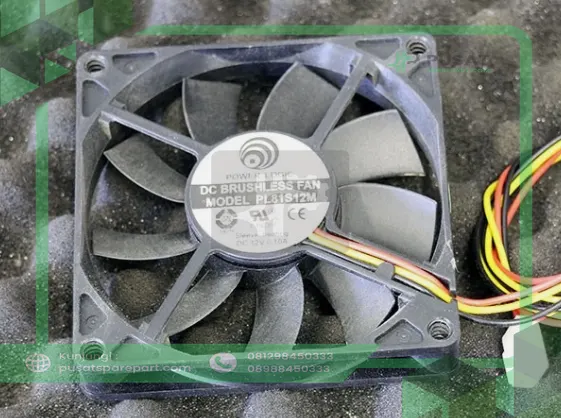 Pro Logic PL81S12M 8cm 8015 80mm fan 12V 0.10A 2 Kabel - gambar 2
