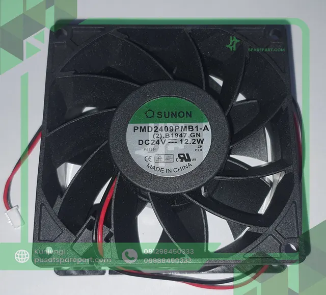 Fan SUNON PMD2409PMB1-A 24V 12.2W Inverter Fan 2 Kabel 9238 9CM