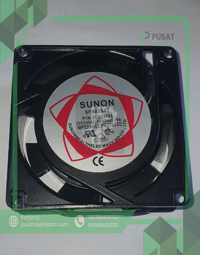 Fan SUNON SF8025AT 2082HSL HBL 8025 AC220V 8CM  - gambar 2