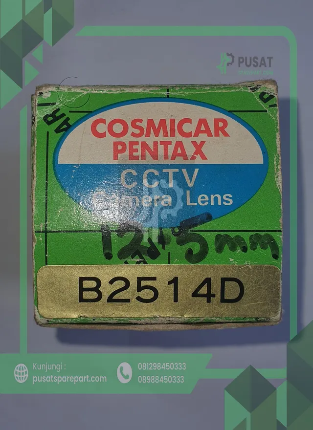 B2514D Mount Inspection Medical Cosmicar Pentax CCTV Camera Lens