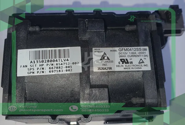 FAN Delta GFM0412SS 654752-001 003 DL360 G8 DC 12V 1.82A 6540 6CM