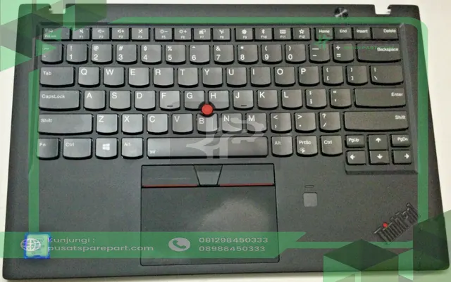 AM16R000300 Keyboard Bezel Palmrest Cover Fingerprint Hole - gambar 2