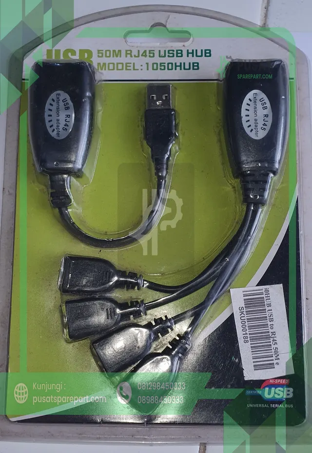 1050HUB USB to RJ45 50M Extender USB Hub - gambar 2