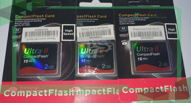 Ultra II Compact Flash SDCFH-002G-A11 Memory Card 2GB Kamera SLR