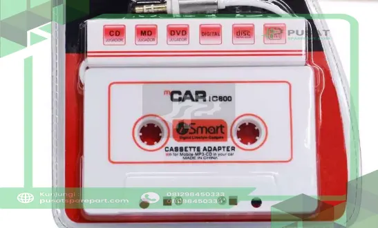 Car Cassette Casette Tape 3.5mm AUX Audio Adapter MP3 MP4 Player CD - gambar 2